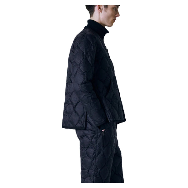Military W-Zip V-Neck Down Jacket (Soft Shell) - Rooster 