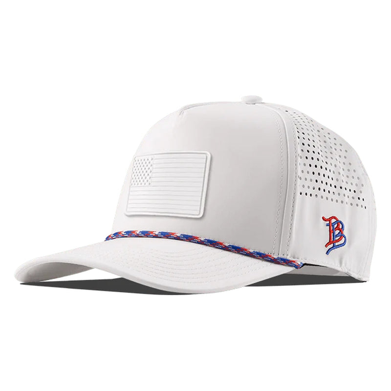 Old Glory Stealth Curved 5 Panel Rope – White/RWB