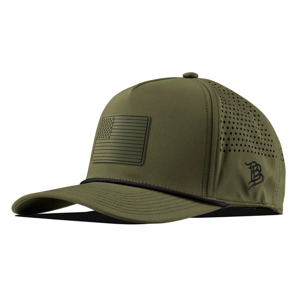 Old Glory Stealth Curved 5 Panel Rope - Rooster 