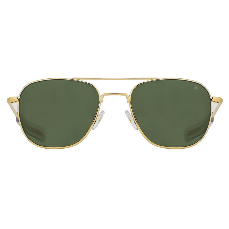 Original Pilot (55-20-140mm) – Gold/Green Nylon Polarized