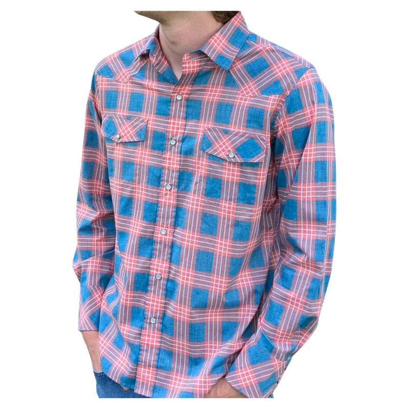 Palaka Nui Long Sleeve Shirt – Lava Red