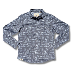Paniolo Long Sleeve Shirt - Rooster 
