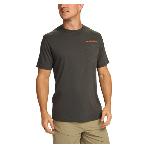 Pelican Postage Pocket T- Shirt – Antique Black