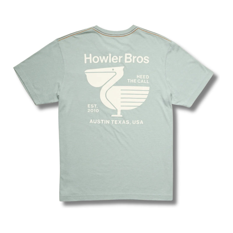 Pelican Postage Pocket T- Shirt – Puritan Grey