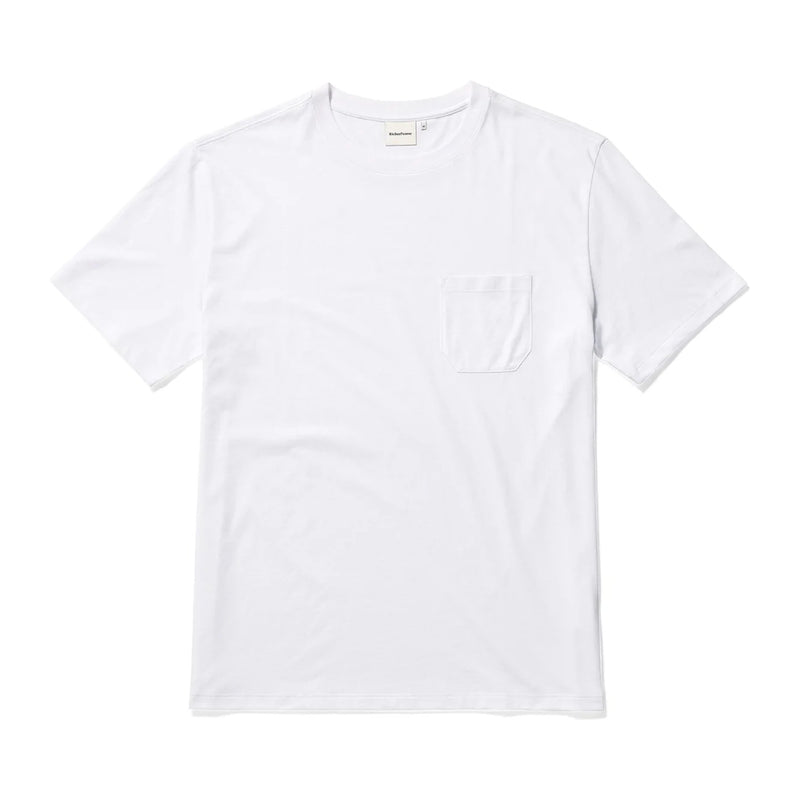 Pima Pocket Tee – White