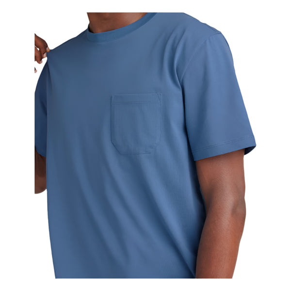Pima Pocket Tee – Blue Horizon