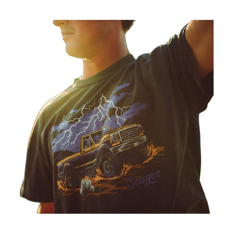 Premium Mud Romp Tee – Pigment Black