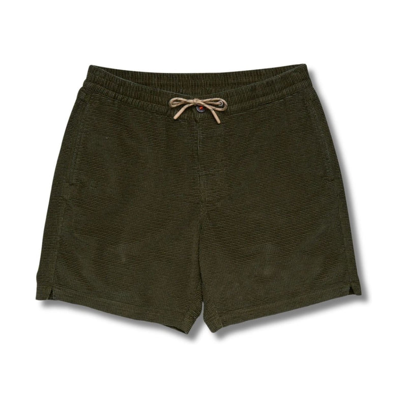 Pressure Drop Cord Shorts - Grid – Dark Olive