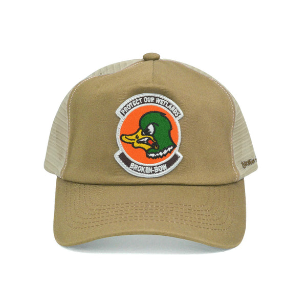 Protect Our Wetlands Unstructured Vintage Snapback Tan - Rooster 