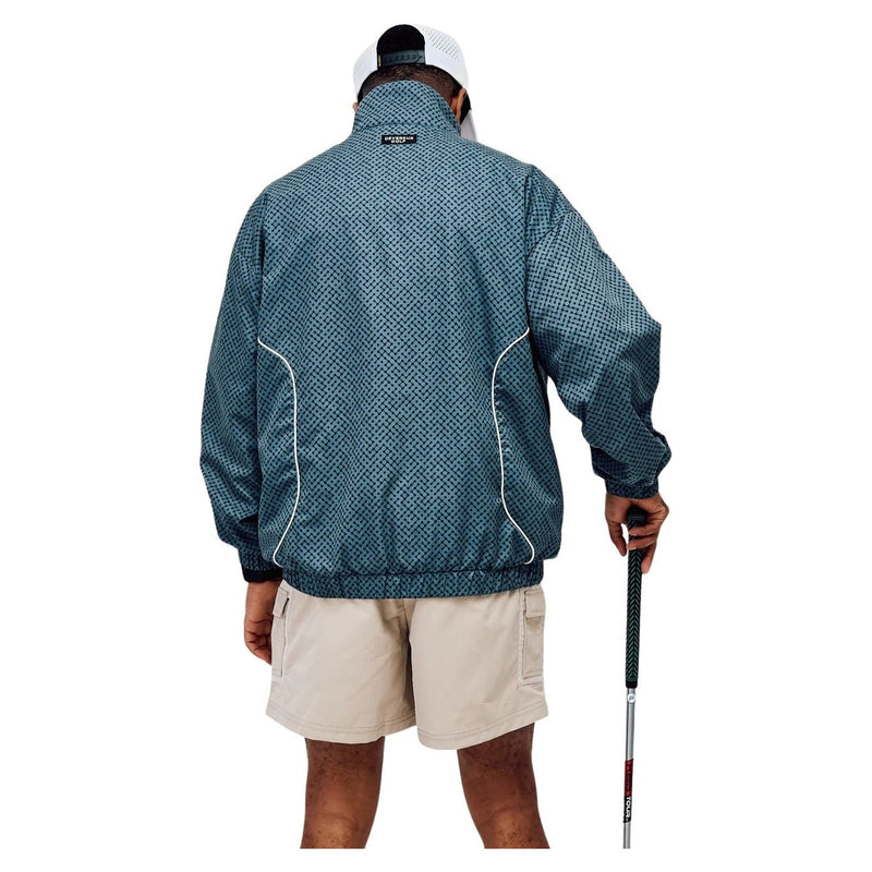 Pullover Piped QTR Zip – Western Sky Blue