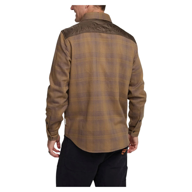 Quintana Quilted Flannel – Big Barrett Plaid : Swamp