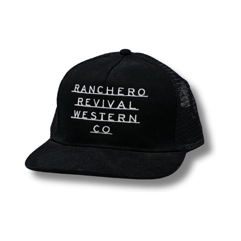 Ranch Trucker – Black/ Black