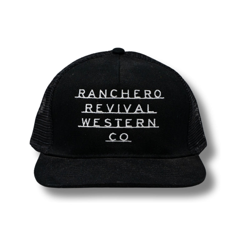 Ranch Trucker – Black/ Black