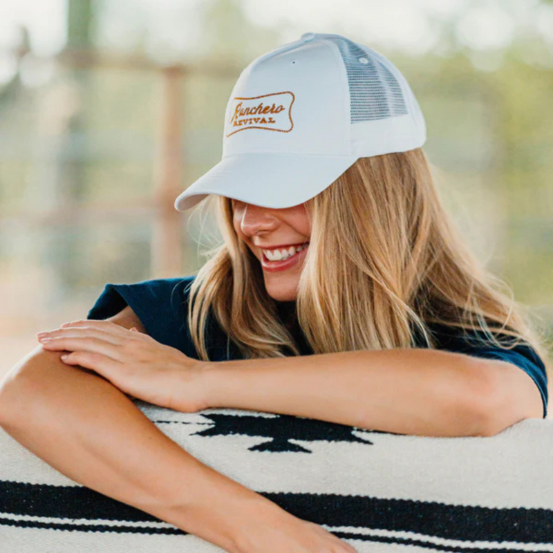 Ranchero Trucker – White