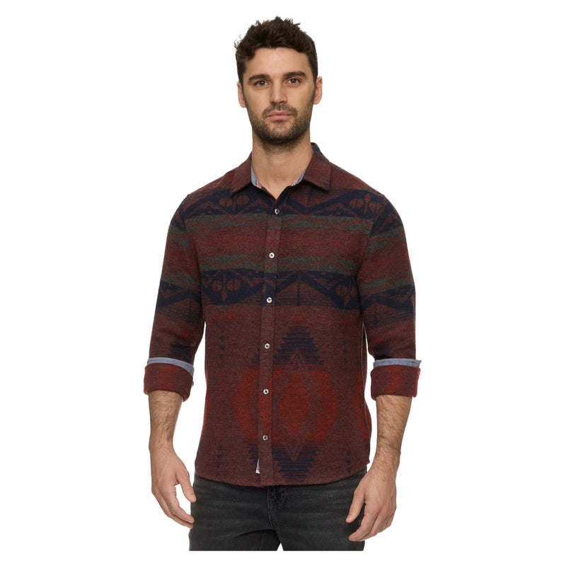 Rawlins Flannel Shirt – Rust/Navy