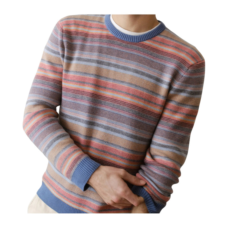 Reed Jacquard Sweater Baja Multi Stripe – Multi Baja Stripe