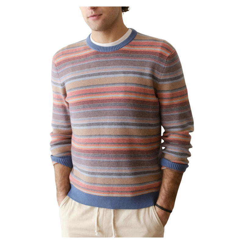 Reed Jacquard Sweater Baja Multi Stripe – Multi Baja Stripe