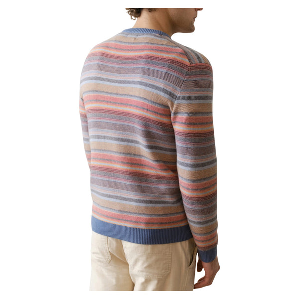 Reed Jacquard Sweater Baja Multi Stripe - Rooster 