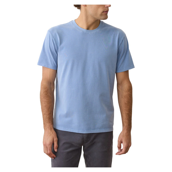 Relaxed Cloud 9 Sueded Jersey Tee – Coastal Blue