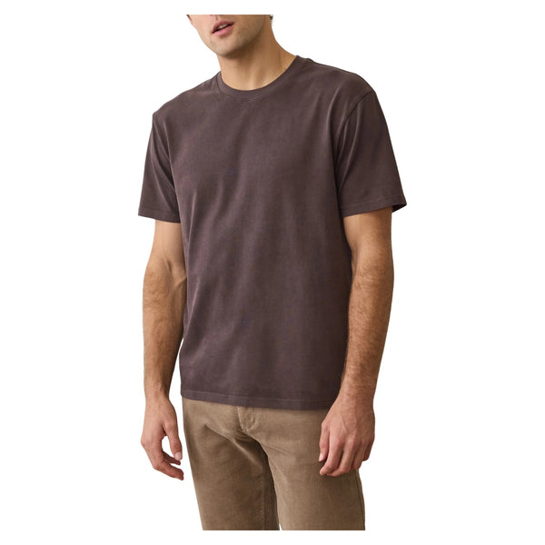 Relaxed Cloud 9 Sueded Jersey Tee – Coffee