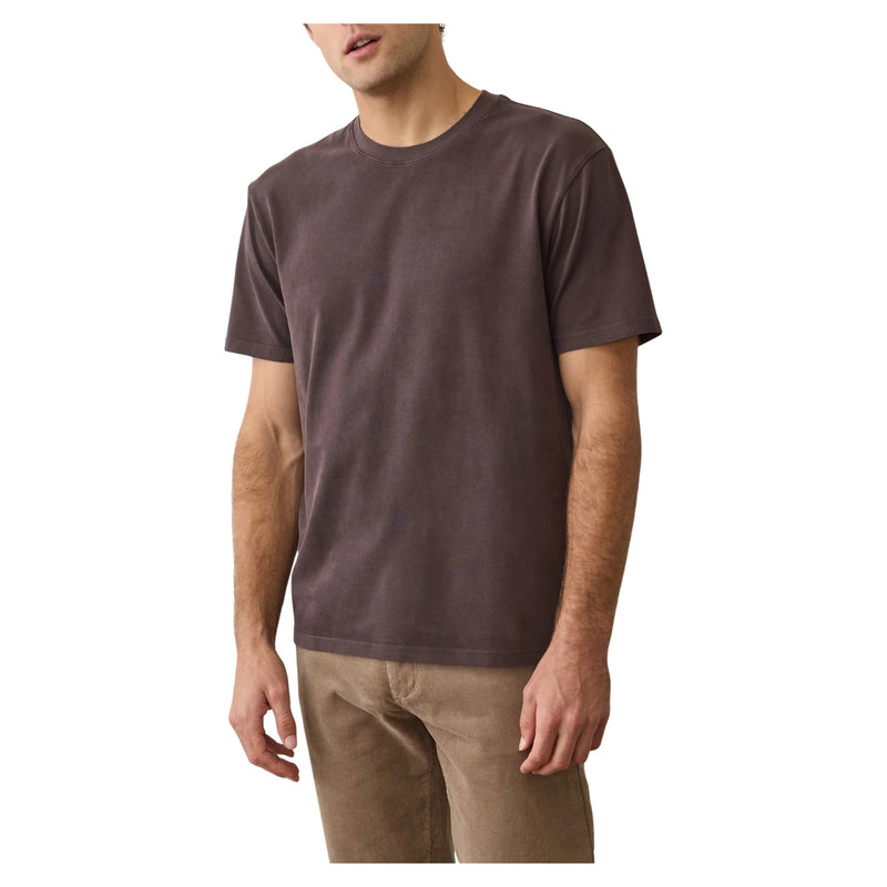 Relaxed Cloud 9 Sueded Jersey Tee – Coffee