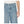 Close-up of dark denim weave, waistband, and stitching detail on the Frame Relaxed Jean in Jefferson