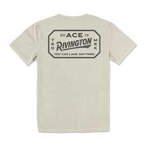 Super Supima Tee - Retro Shape - Sand - Rooster 