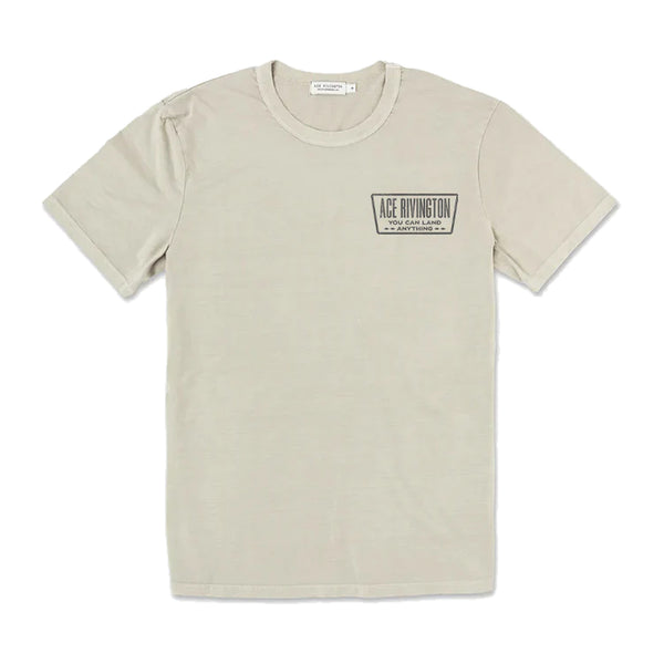 Super Supima Tee - Retro Shape - Sand - Rooster 