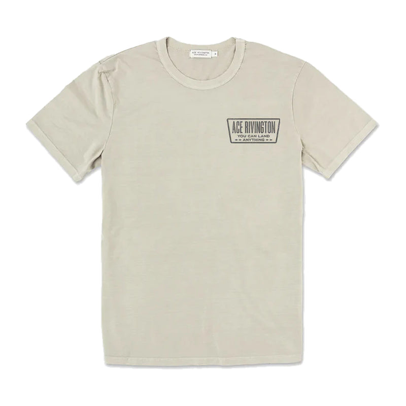 Super Supima Tee - Retro Shape - Sand - Rooster 