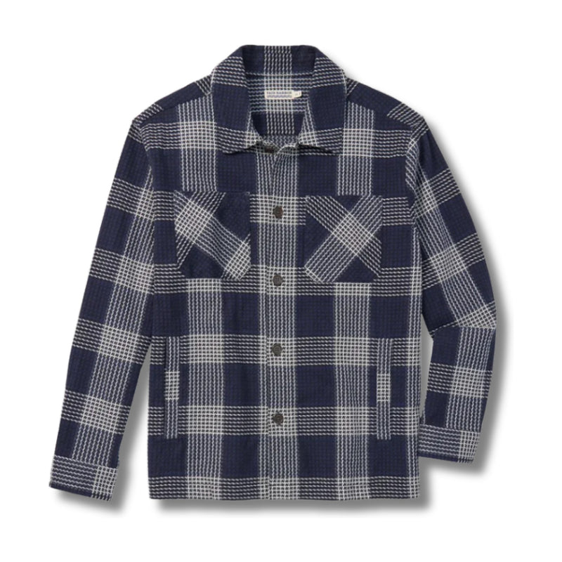 Riptide Shirt Jacket – Waffle Navy