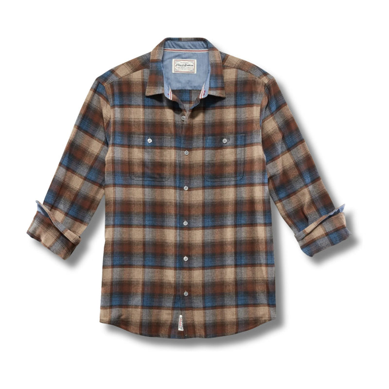 Ritter Flannel Shirt – Brown/Blue/Tan