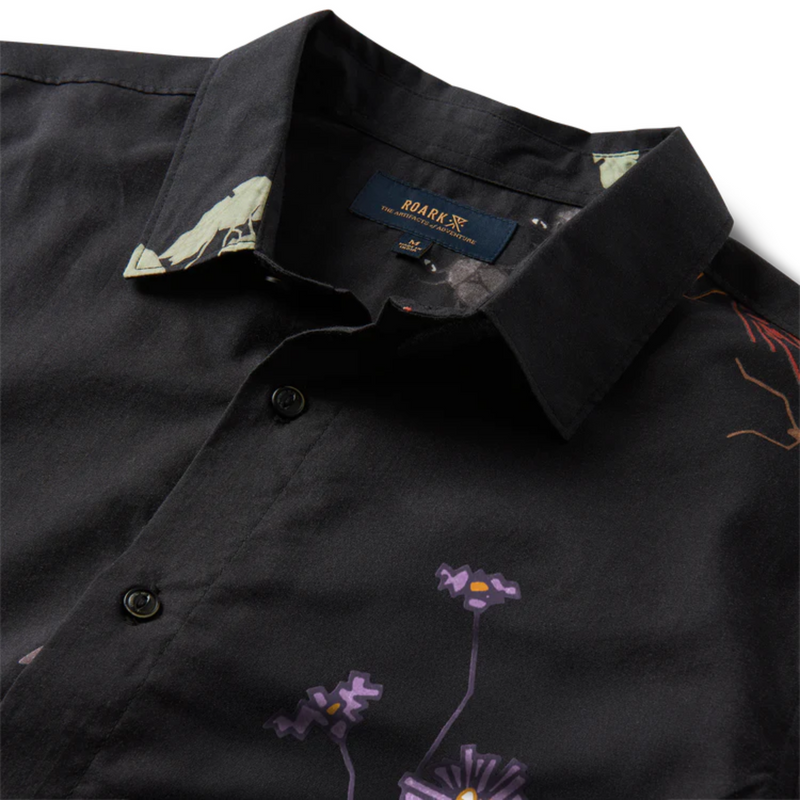 Gonzo Short Sleeve Button Up Shirt – Black