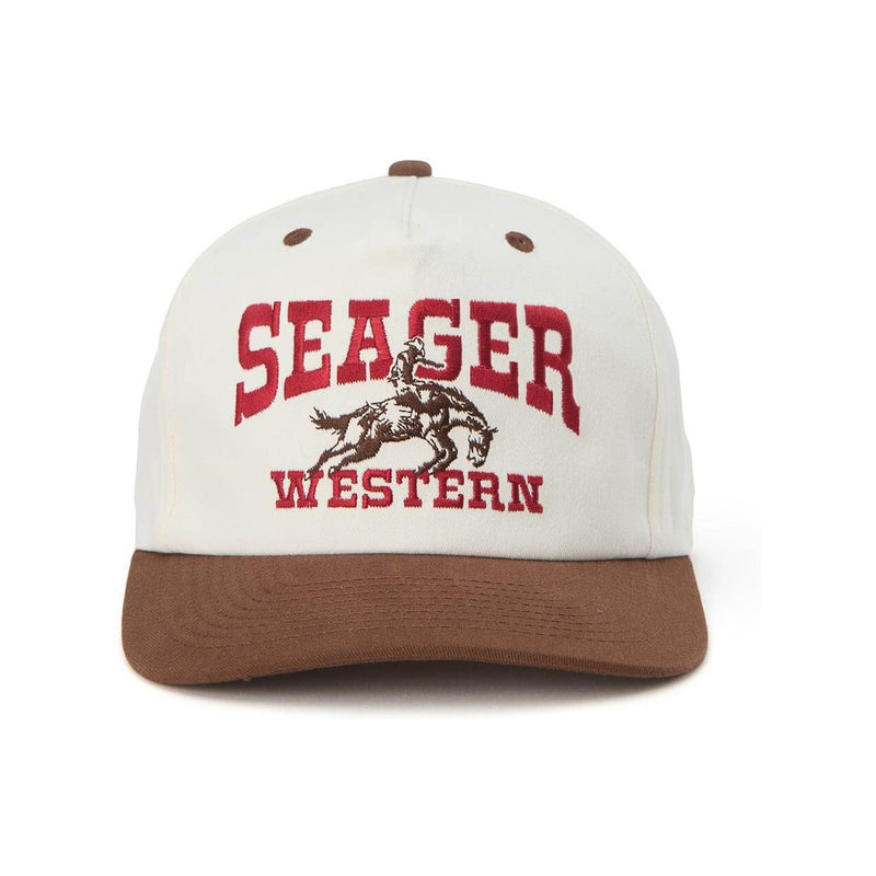 Rodeo Snapback – Cream/Brown