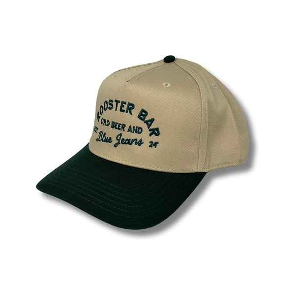 Rooster Bar Hat – Khaki/Green