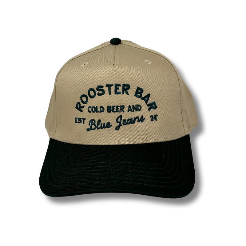 Rooster Bar Hat – Khaki/Green
