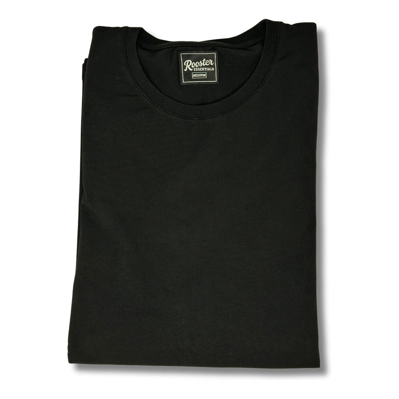 Rooster Bus Crew Neck Tee – Black