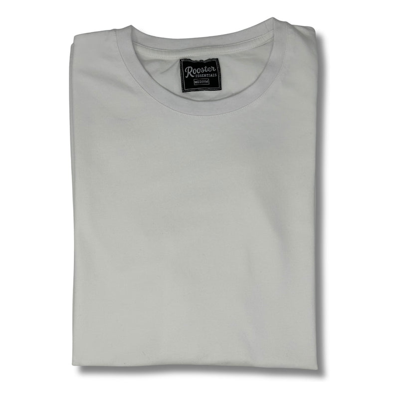 Rooster Bus Crew Neck Tee – White
