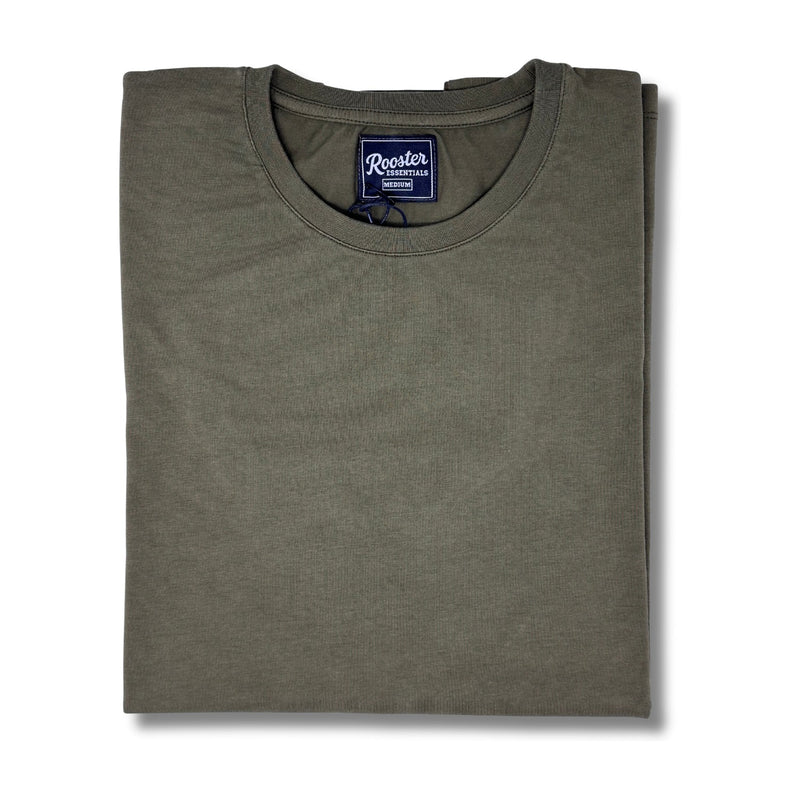 Rooster Bus Crew Neck Tee – Army