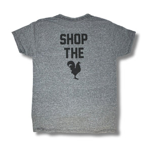 Shop The Rooster Tee – Streaky Grey/ Black