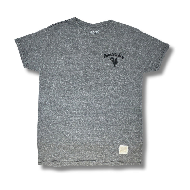 Shop The Rooster Tee – Streaky Grey/ Black
