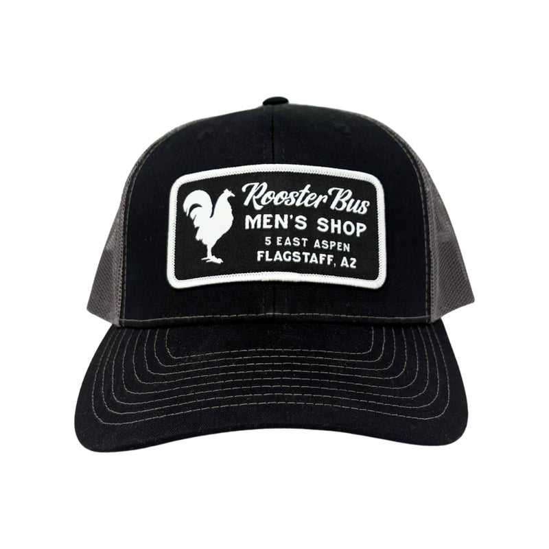 Rooster Shop Hat - Flagstaff – Black/Charcoal