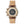 Runwell 2 Eye Chrono 41mm Cattail Brown Leather Strap - Rooster 