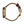 Runwell 2 Eye Chrono 41mm Cattail Brown Leather Strap - Rooster 