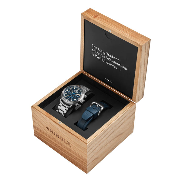 Runwell West Wind 42mm Titanium Gift Set - Rooster 