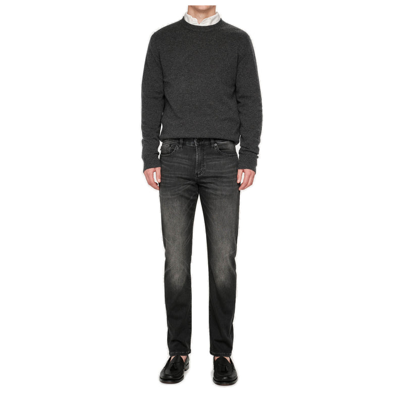Russell Slim Straight – Color: Washed Black Knit