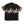 Back view of Duvin Sailing Button-Up in Black with a clean hem and continuous sailing print across the back