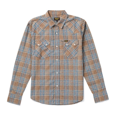 Sawtoof L/S Faded Navy Plaid