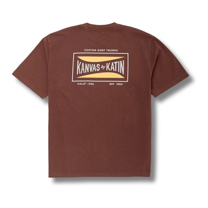 Scrubber Box Fit Tee – Mahogany