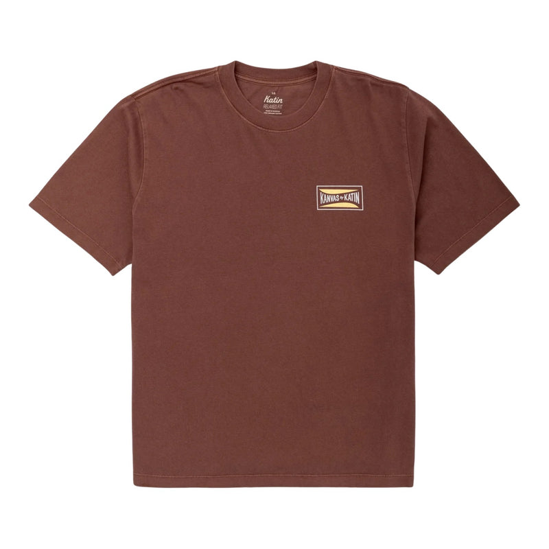 Scrubber Box Fit Tee – Mahogany