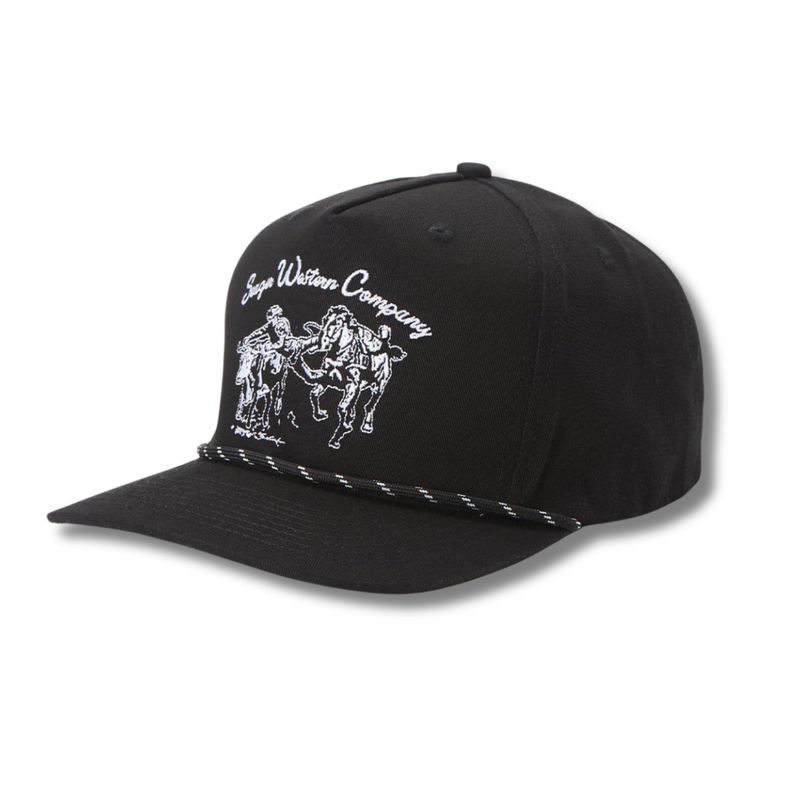 Los Rios Canvas Snapback – Black